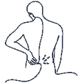 Illustration douleur aiguë du dos — ostéopathie en urgence