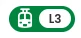 Ligne de tram L3, réseau Lignes d'Azur
